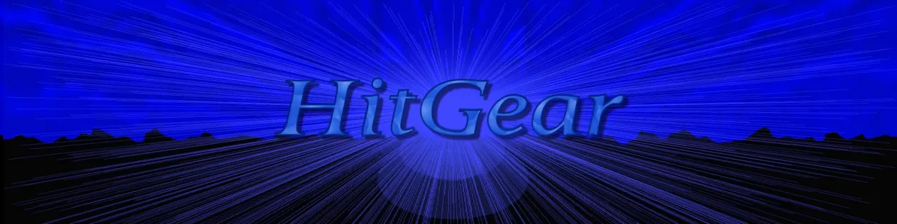 HitGear Blue Sunburst Banner